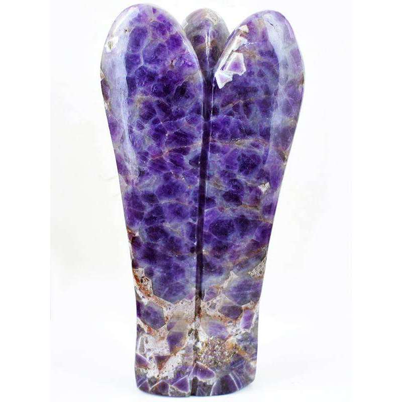gemsmore:Massive Size Bi-Color Amethyst Hand Carved Angel