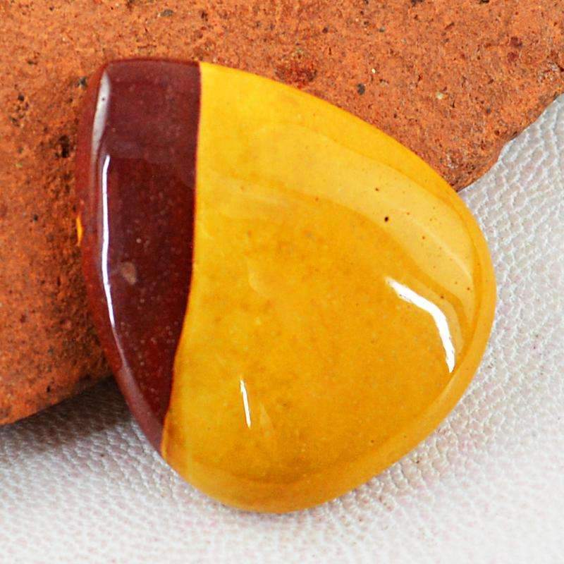 gemsmore:Mookaite Gemstone - Natural Pear Shape