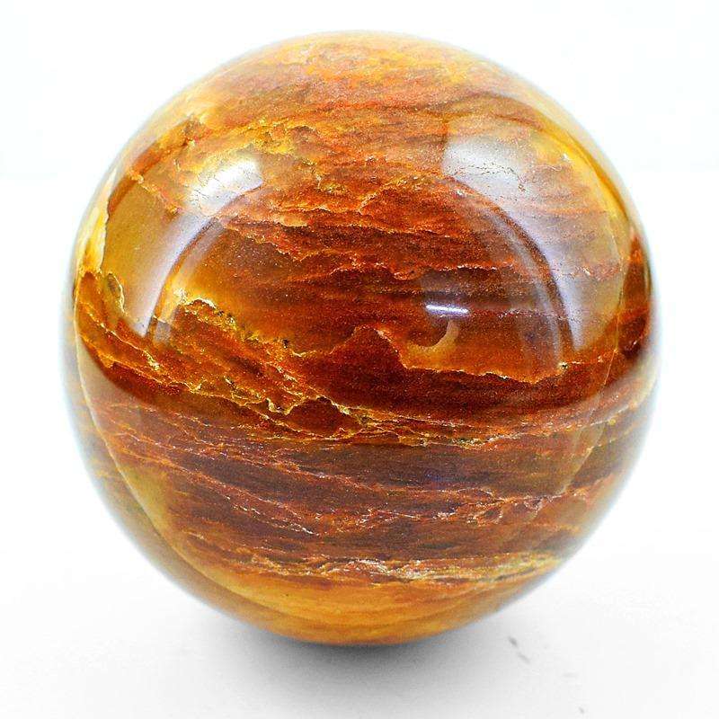 gemsmore:Mountain Jasper Hand Carved Reiki Healing Sphere