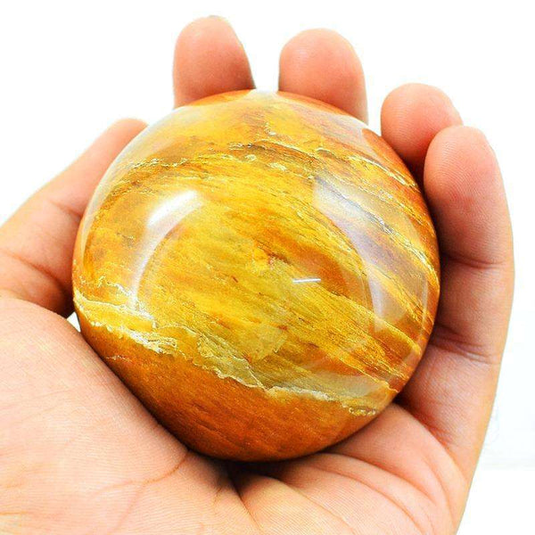gemsmore:Mountain Jasper Hand Carved Reiki Healing Sphere