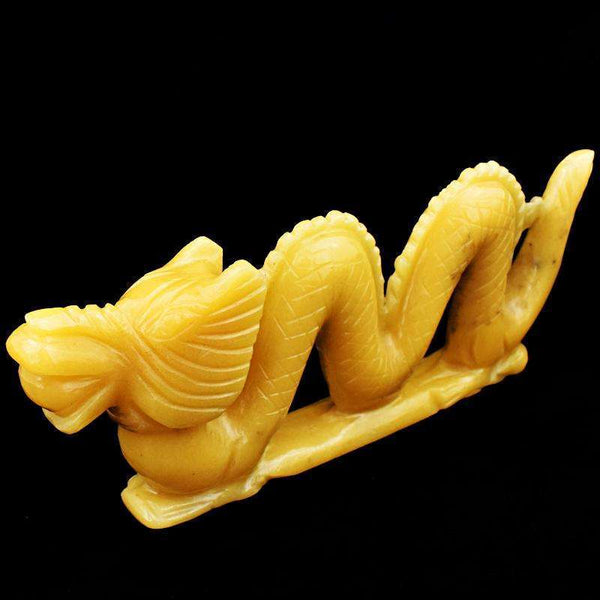 gemsmore:Museum Size Aventurine Hand Carved Dragon