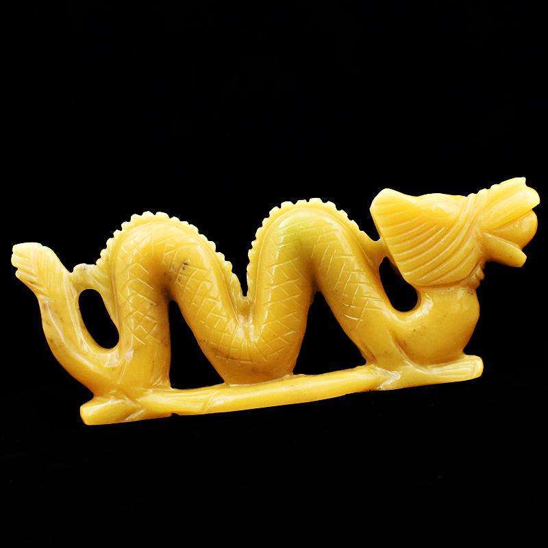 gemsmore:Museum Size Aventurine Hand Carved Dragon