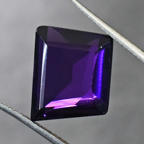 gemsmore:Natural 14 Carats  Genuine Amethyst Gemstone