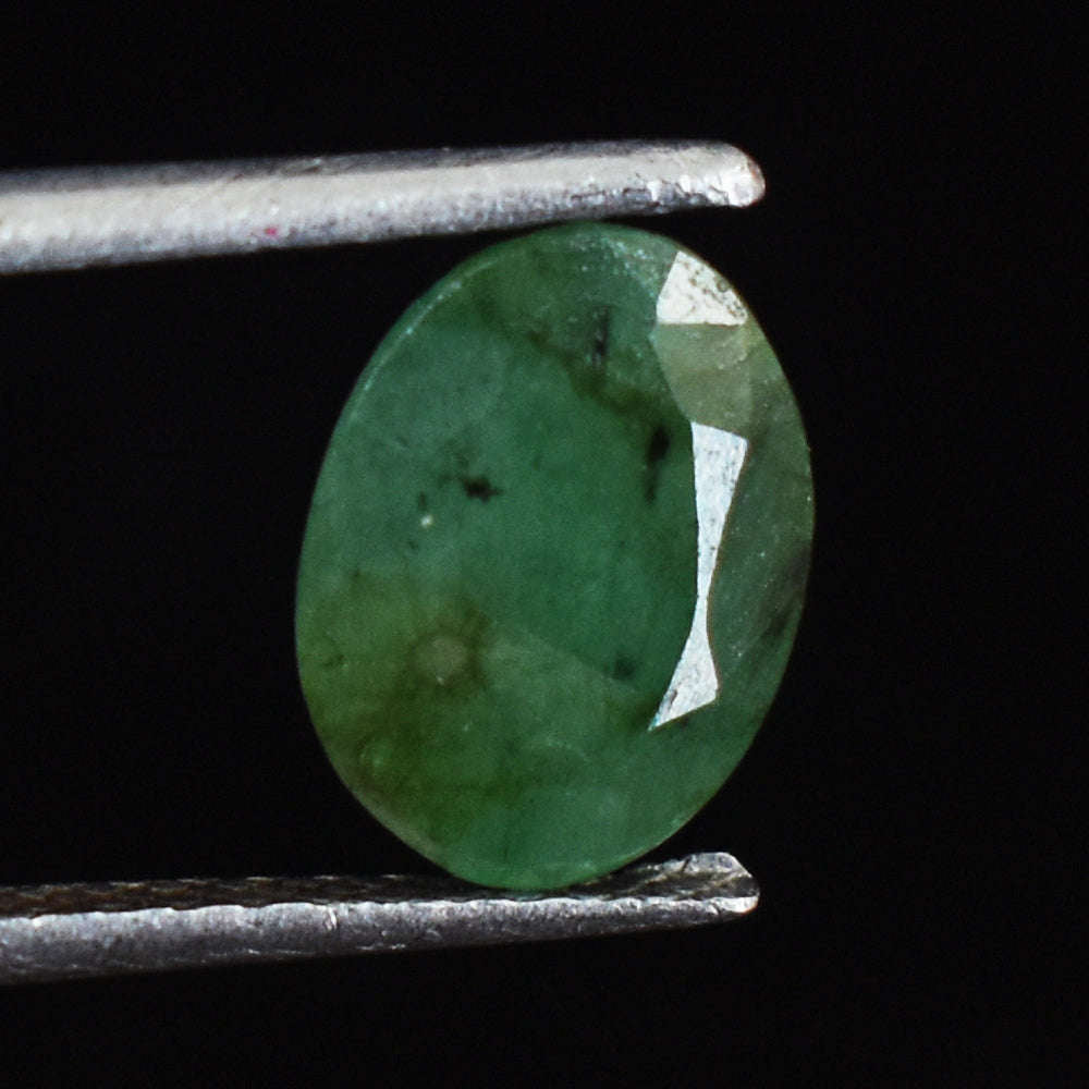 gemsmore:Natural 2 Cts Genuine Emerald Faceted Gemstone