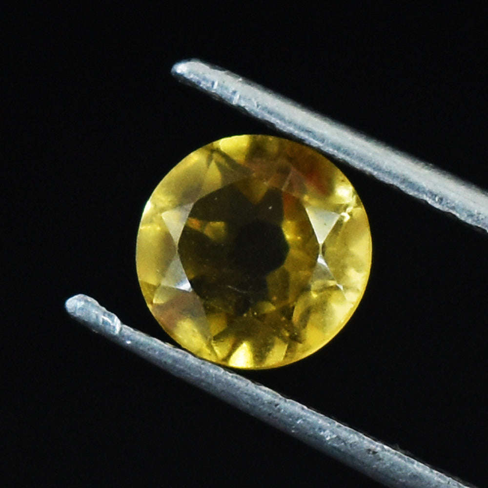 gemsmore:Natural 2 Cts Genuine Lemon Quartz Faceted Gemstone