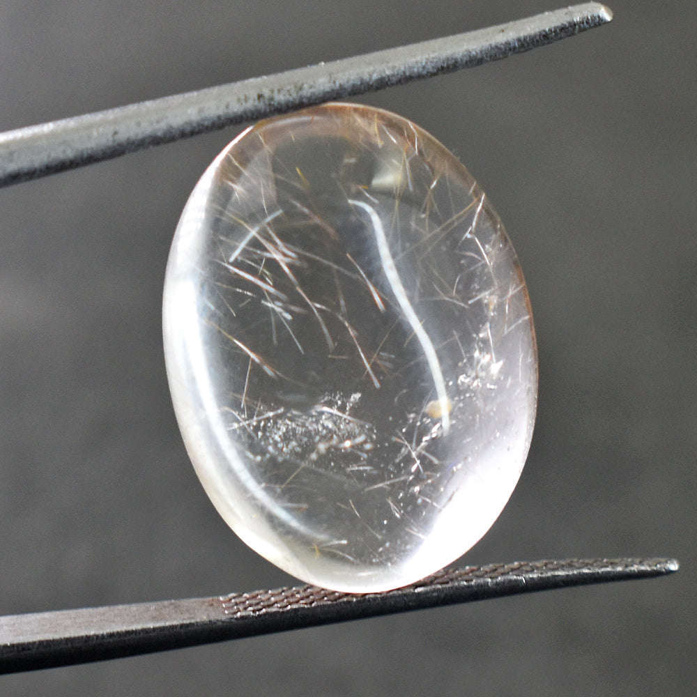 gemsmore:Natural 21 Cts Genuine Rutile Quartz Gemstone