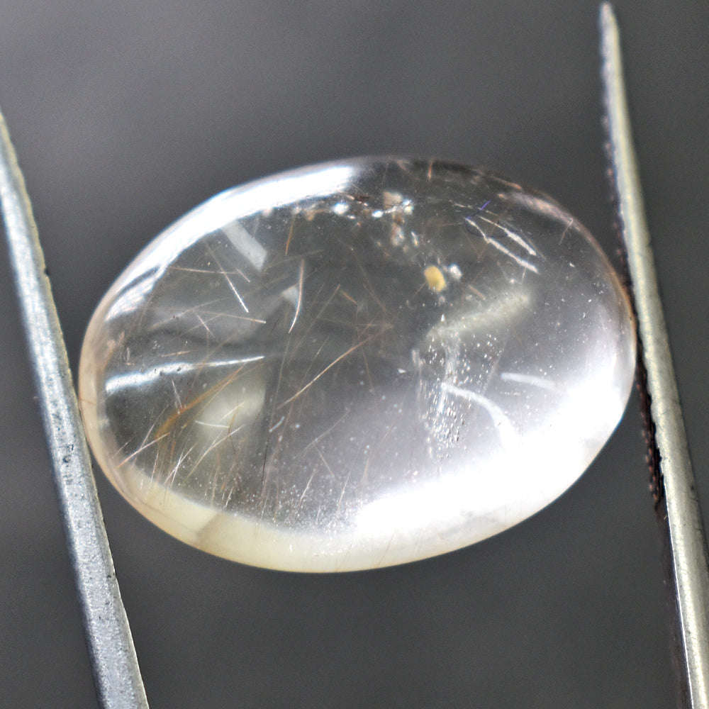 gemsmore:Natural 21 Cts Genuine Rutile Quartz Gemstone