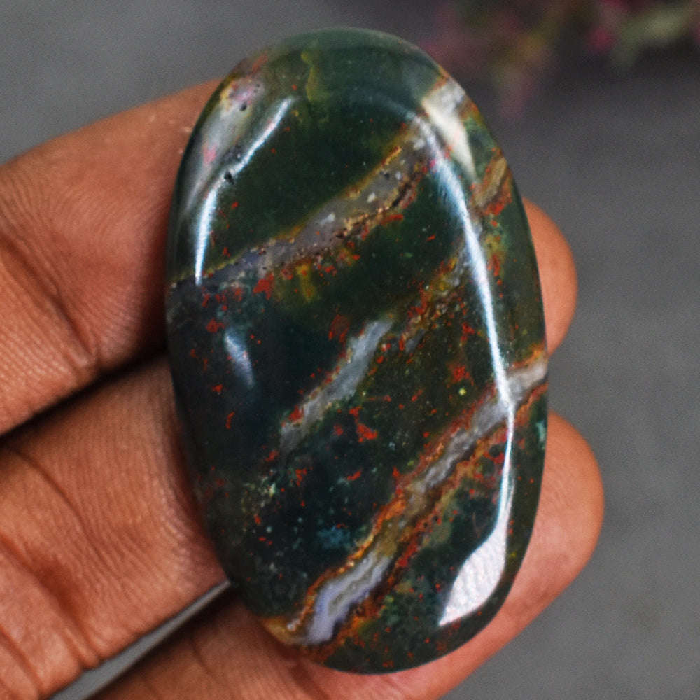 gemsmore:Natural  47 Carats  Genuine Bloodstone Gemstone