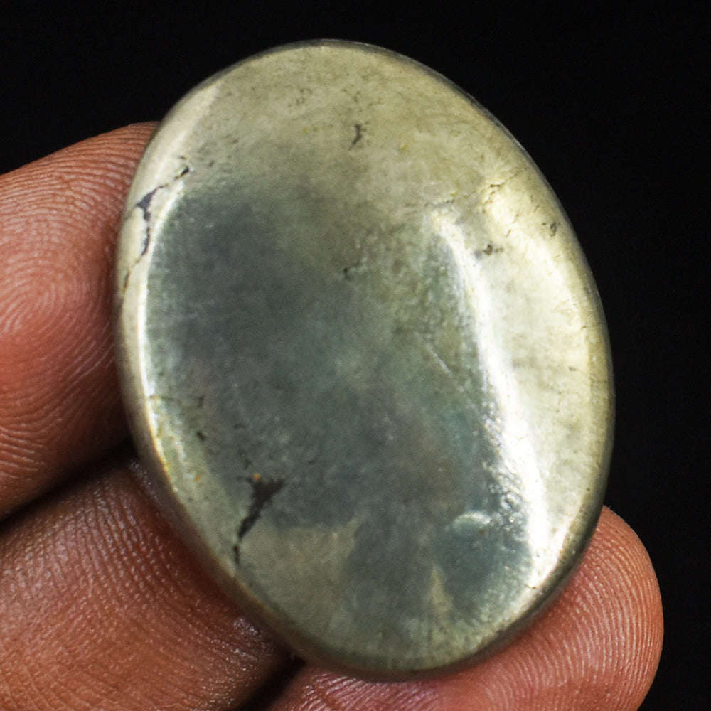 gemsmore:Natural  60 Cts  Genuine Pyrite Gemstone