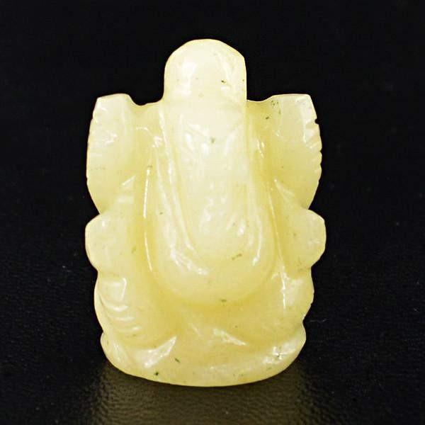 gemsmore:Natural Agate Carved Lord Ganesha Gemstone