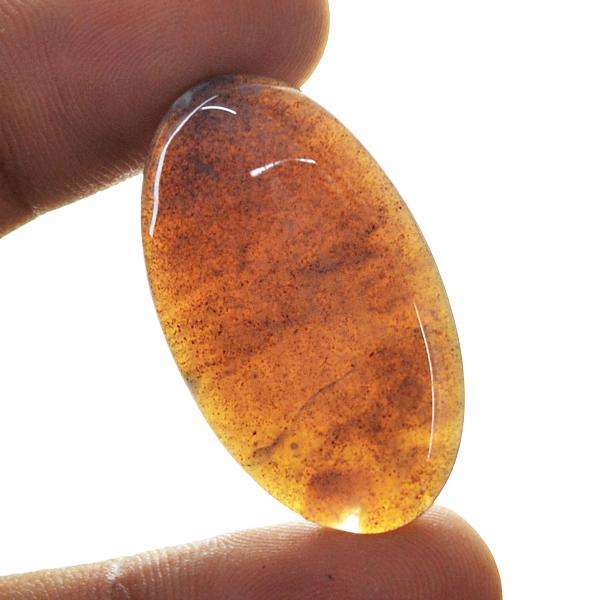 gemsmore:Natural Agate Oval Shape Untreated Loose Gemstone