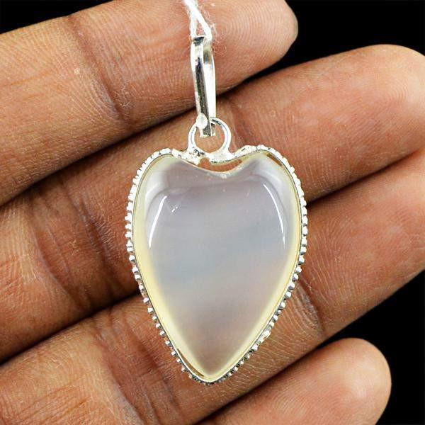 gemsmore:Natural Agate Reiki Crystal Pendant