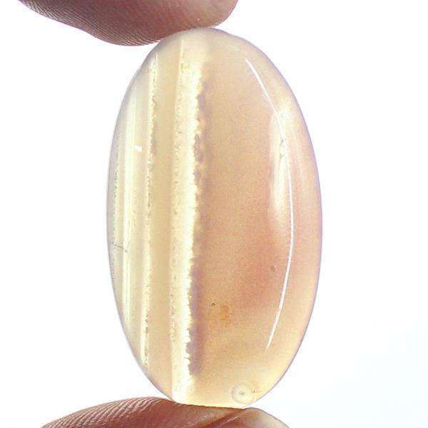 gemsmore:Natural Amaizng Onyx Oval Shape Untreated Loose Gemstone