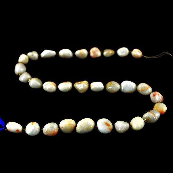 gemsmore:Natural Amazing Agate Drilled Beads Strand