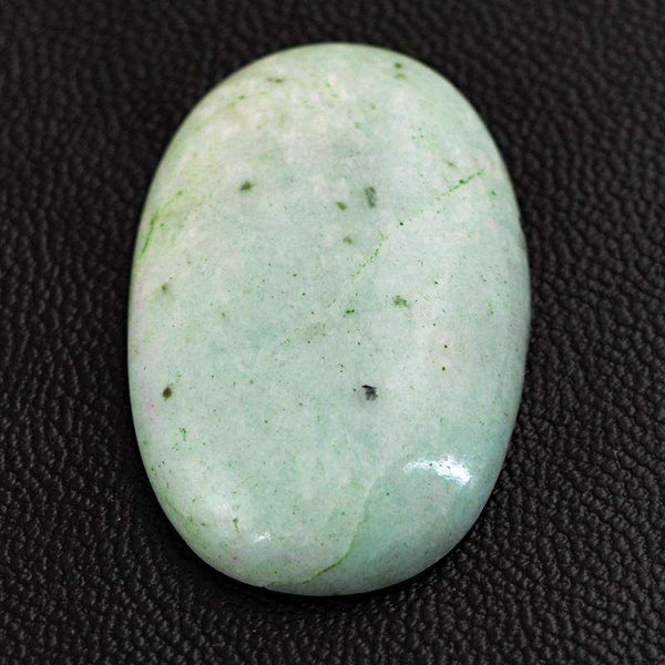 gemsmore:Natural Amazing Amazonite Oval Shape Untreated Loose Gemstone