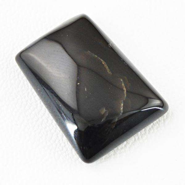 gemsmore:Natural Amazing Black Onyx Untreated Loose Gemstone