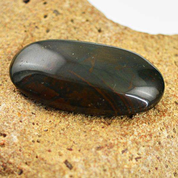 gemsmore:Natural Amazing Bloodstone Oval Shape Untreated Loose Gemstone