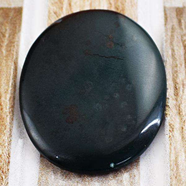 gemsmore:Natural Amazing Bloodstone Oval Shape Untreated Loose Gemstone