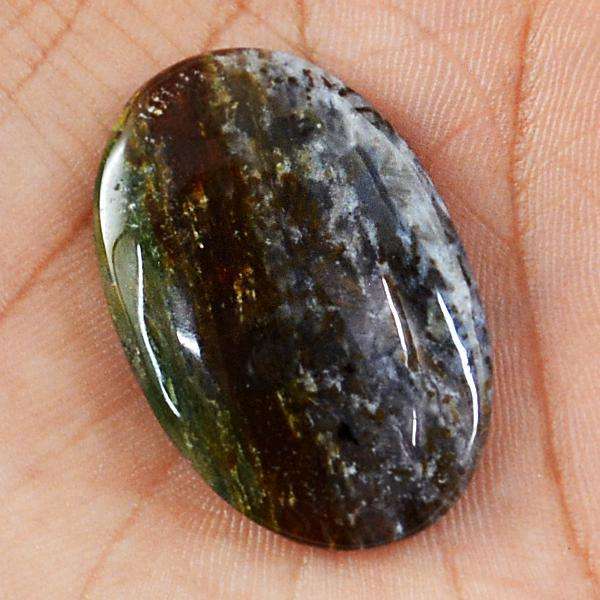 gemsmore:Natural Amazing Bloodstone Oval Shape Untreated Loose Gemstone