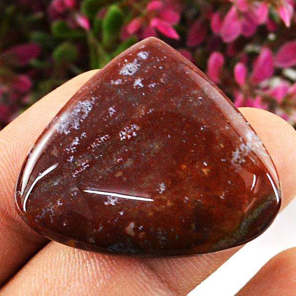 gemsmore:Natural Amazing Bloodstone Pear Shape Untreated Loose Gemstone