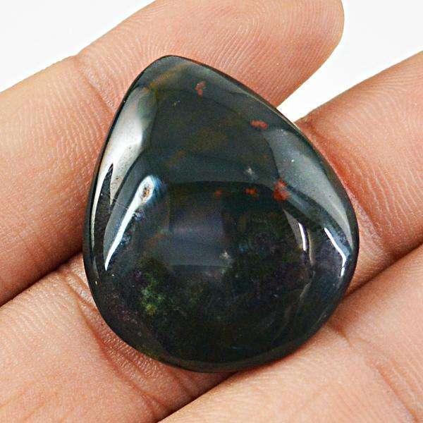 gemsmore:Natural Amazing Bloodstone Pear Shape Untreated Loose Gemstone