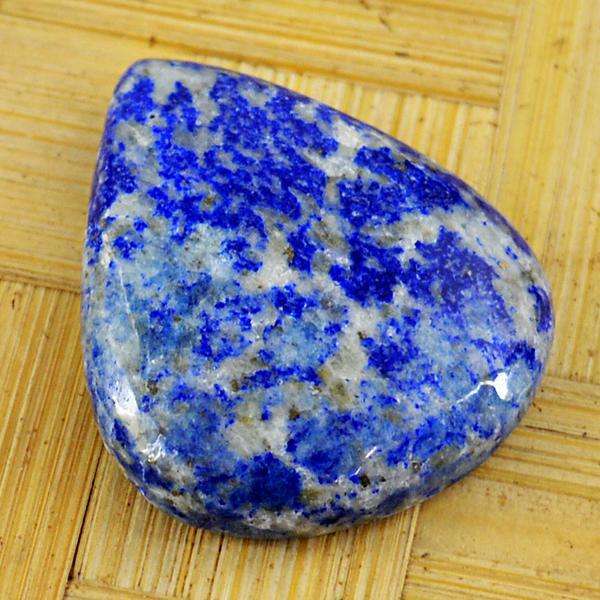 gemsmore:Natural Amazing Blue Lapis Lazuli Pear Shape Loose Gemstone