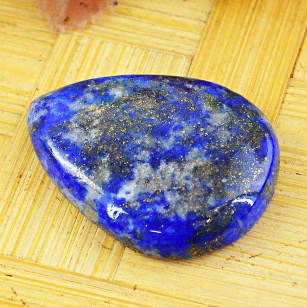 gemsmore:Natural Amazing Blue Lapis Lazuli Pear Shape Loose Gemstone