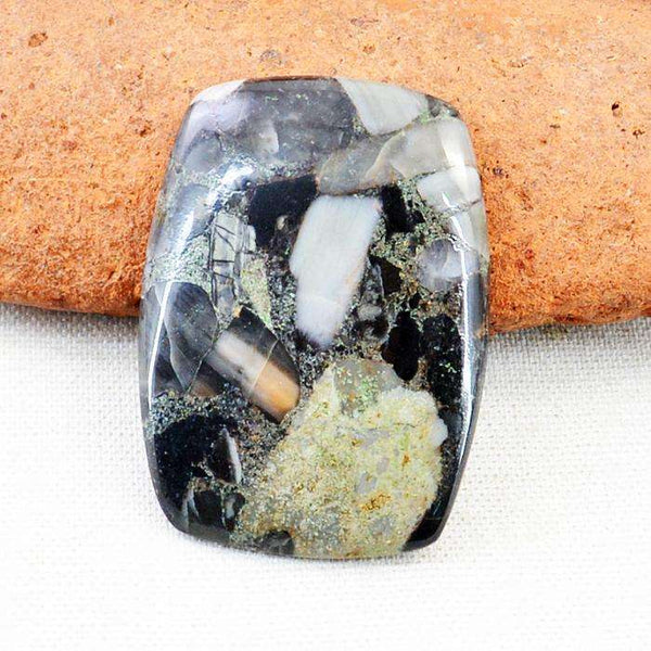 gemsmore:Natural Amazing Conglomerate Jasper Untreated Loose Gemstone