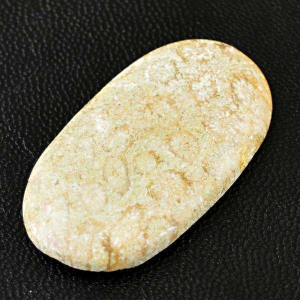 gemsmore:Natural Amazing Coral Fossil Oval Shape Untreated Loose Gemstone