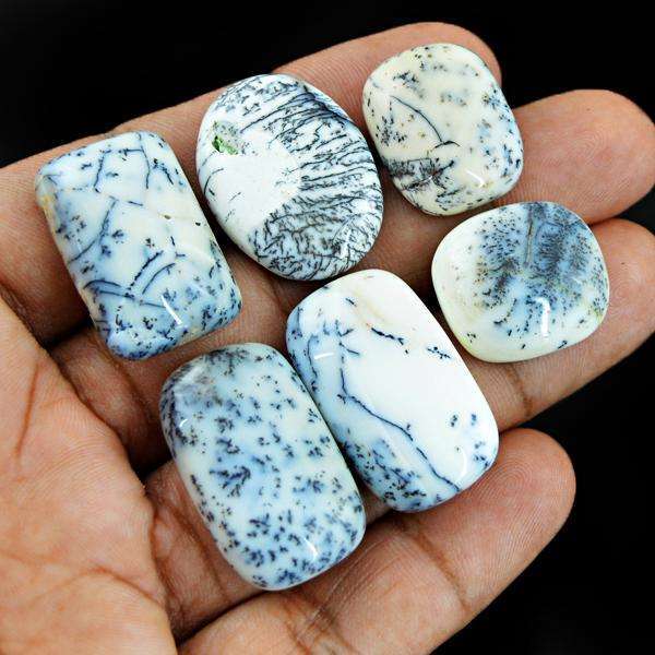 gemsmore:Natural Amazing  Dendrite Opal Untreated Loose Gemstone Lot