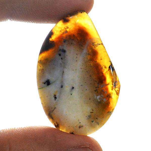 gemsmore:Natural Amazing Dendrite Opal Untreated Loose Gemstone