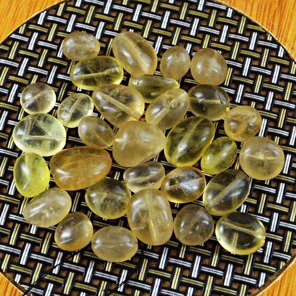 gemsmore:Natural Amazing Fluorite Drilled Beads Lot