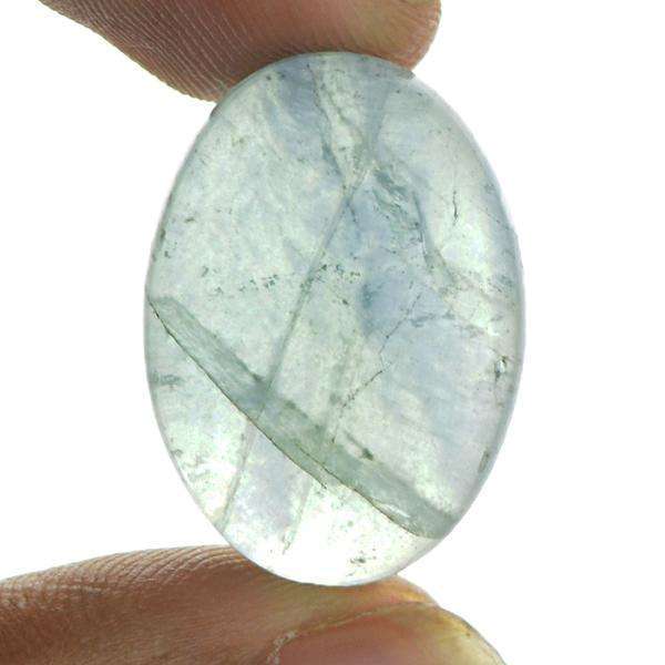 gemsmore:Natural Amazing Fluorite Oval Shape Untreated Loose Gemstone