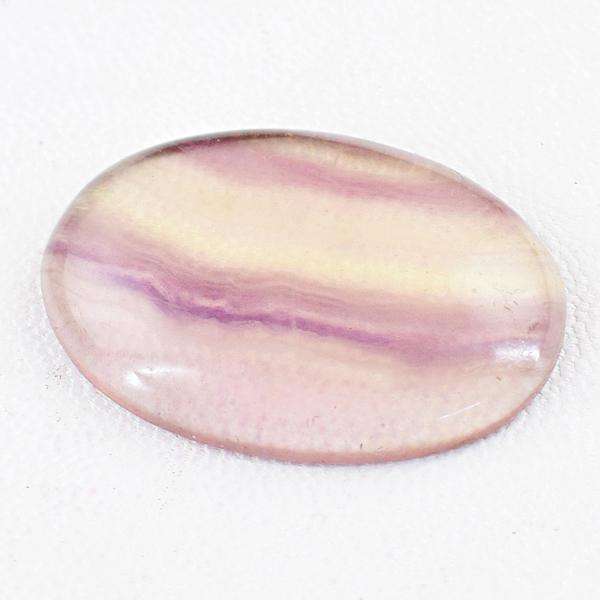 gemsmore:Natural Amazing Fluorite Oval Shape Untreated Loose Gemstone