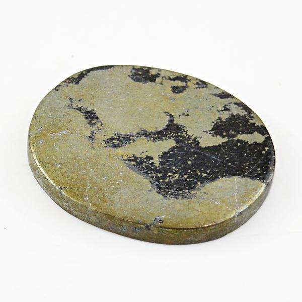 gemsmore:Natural Amazing Golden Pyrite Oval Shape Untreated Loose Gemstone