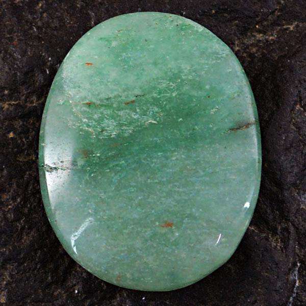 gemsmore:Natural Amazing Green Aventurine Oval Shape Loose Gemstone