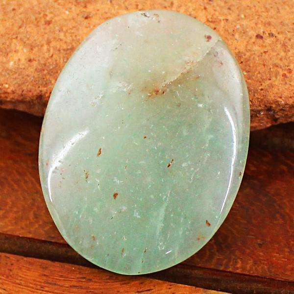 gemsmore:Natural Amazing Green Aventurine Oval Shape Loose Gemstone