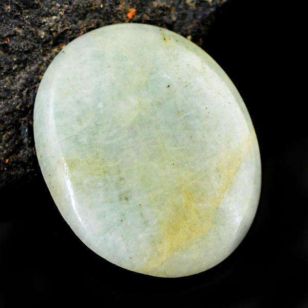 gemsmore:Natural Amazing Green Aventurine Oval Shape Untreated Loose Gemstone