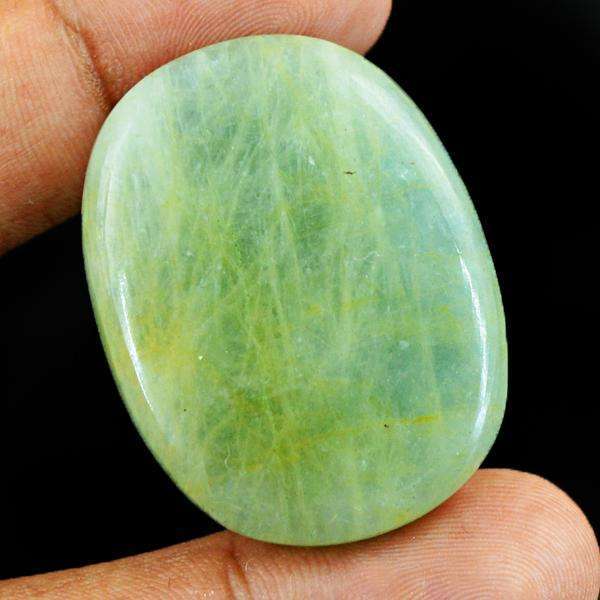 gemsmore:Natural Amazing Green Aventurine Oval Shape Untreated Loose Gemstone