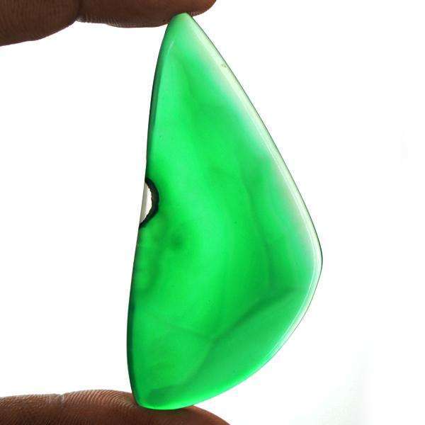gemsmore:Natural Amazing Green Onyx Untreated Loose Gemstone