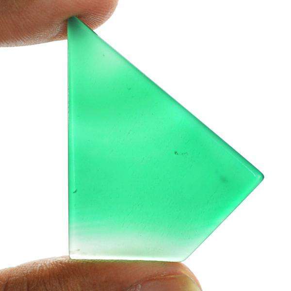 gemsmore:Natural Amazing Green Onyx Untreated Loose Gemstone