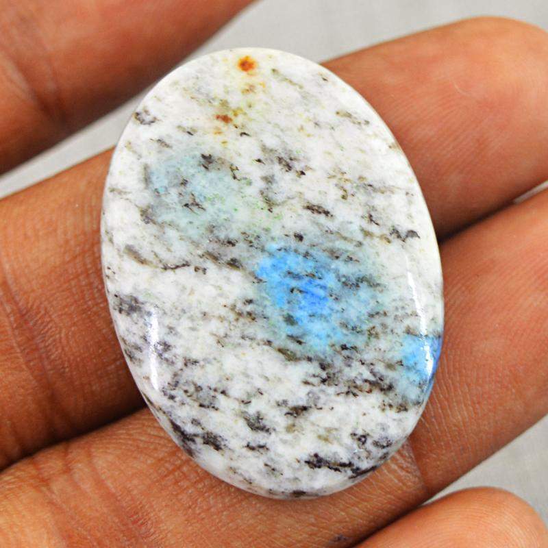 gemsmore:Natural Amazing K2 Jasper Oval Shape Genuine Gemstone