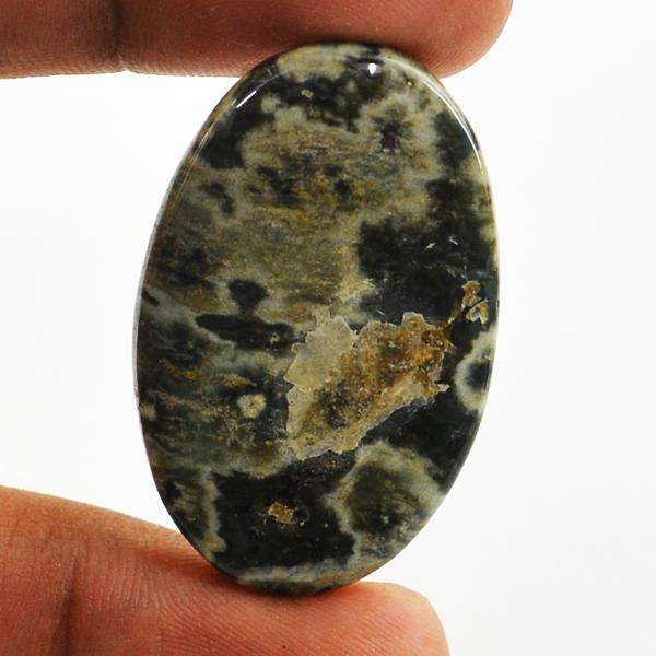 gemsmore:Natural Amazing Kambaba Jasper Oval Shape Untreated Loose Gemstone