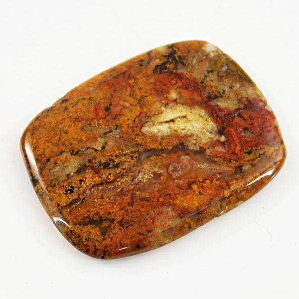 gemsmore:Natural Amazing Multicolor Moss Agate Untreated Loose Gemstone