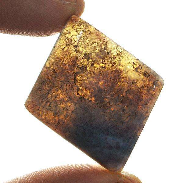 gemsmore:Natural Amazing Multicolor Moss Agate Untreated Loose Gemstone