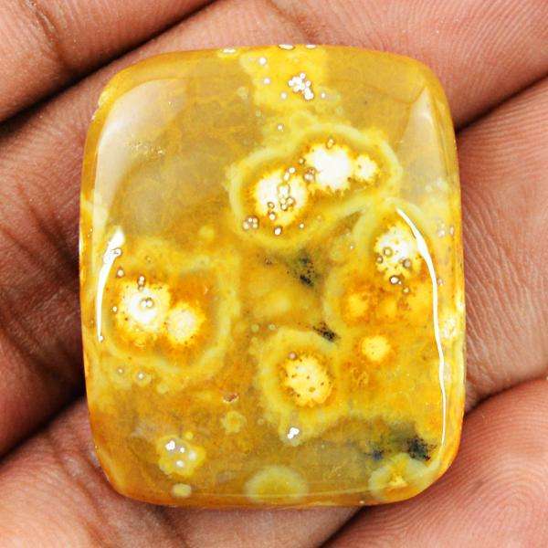 gemsmore:Natural Amazing Ocean Jasper Untreated Loose Gemstone