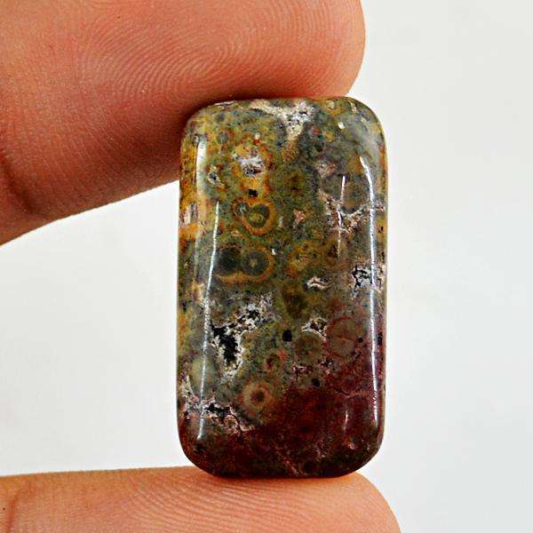 gemsmore:Natural Amazing Ocean Jasper Untreated Loose Gemstone