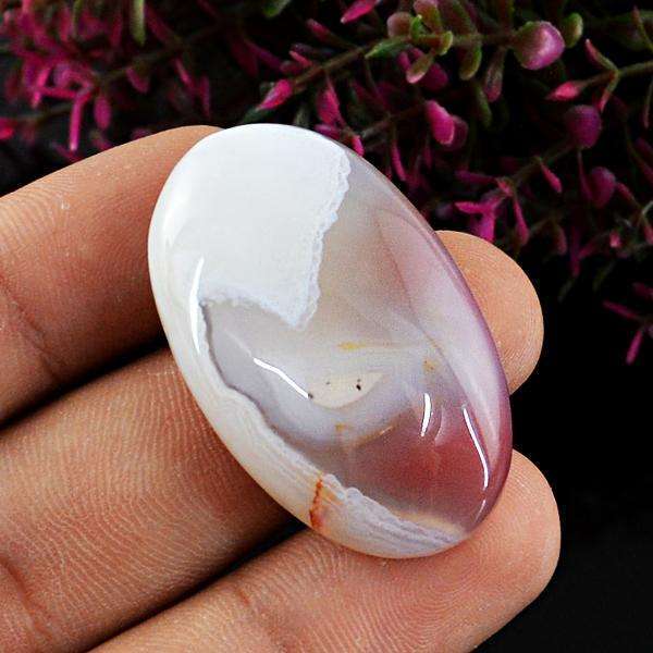 gemsmore:Natural Amazing Onyx Oval Shape Untreated Loose Gemstone