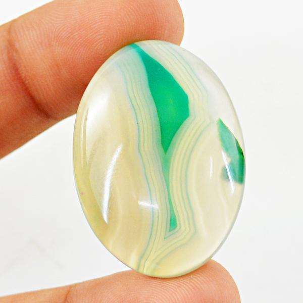 gemsmore:Natural Amazing Onyx Oval Shape Untreated Loose Gemstone