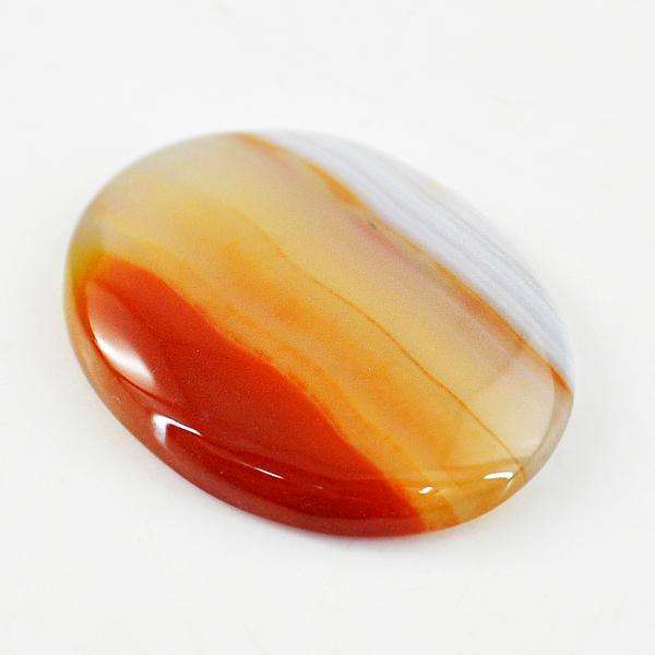 gemsmore:Natural Amazing Onyx Oval Shape Untreated Loose Gemstone